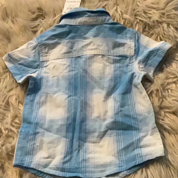 First Impressions short sleeve button down collar shirt 6-9 months - Picture 5 of 6